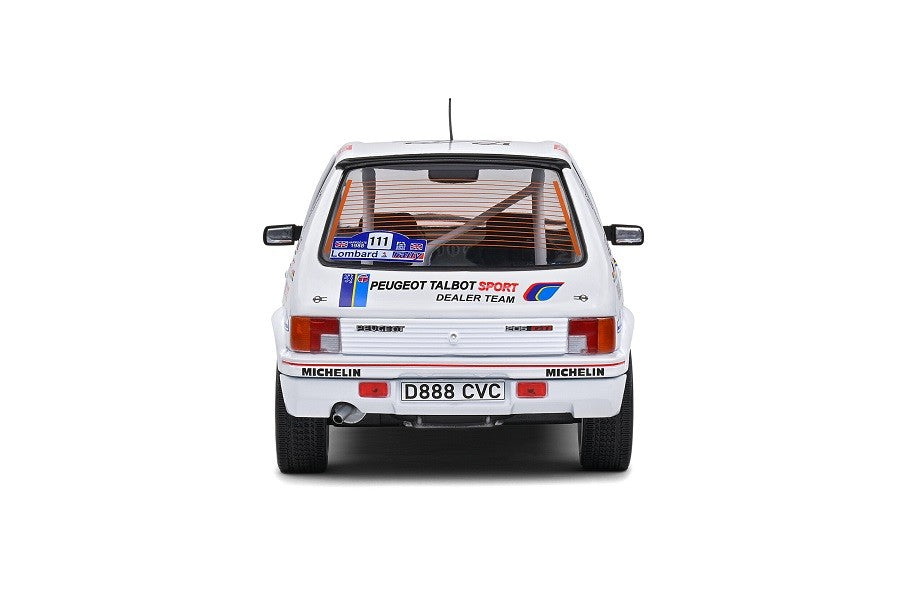 1988 PEUGEOT 205 GTI RAC RALLY - Solido - 1/18 - S1801715 Passion Diecast
