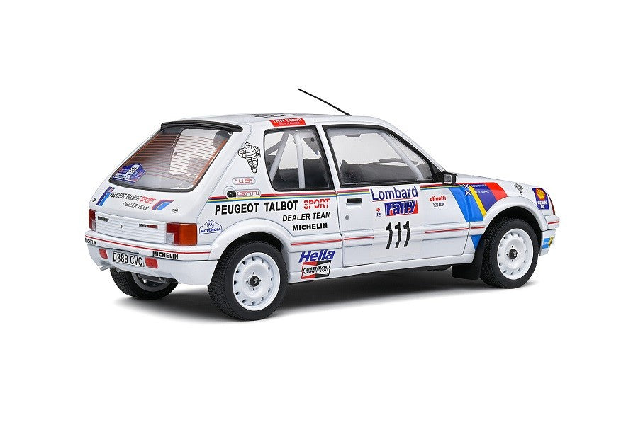 1988 PEUGEOT 205 GTI RAC RALLY - Solido - 1/18 - S1801715 Passion Diecast