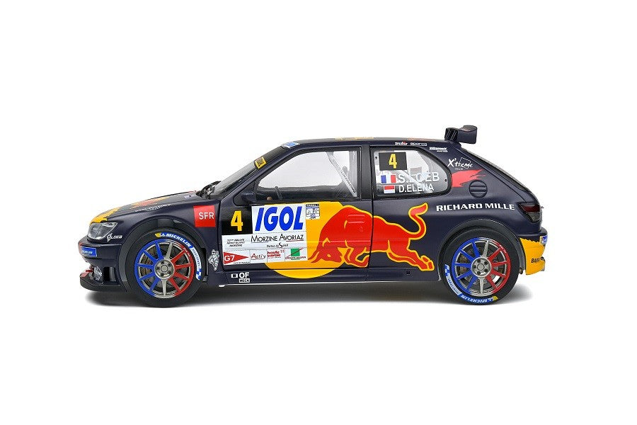 Peugeot 306 Maxi 4 Rallye du Mont Blanc 2021 Sébastien Loeb - Solido - 1/18 - S1808301  Passion Diecast