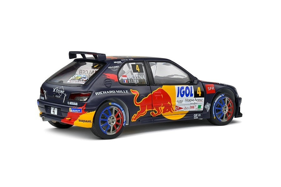 Peugeot 306 Maxi 4 Rallye du Mont Blanc 2021 Sébastien Loeb - Solido - 1/18 - S1808301  Passion Diecast