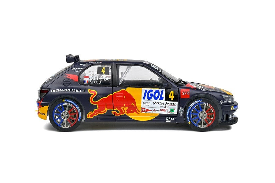 Peugeot 306 Maxi 4 Rallye du Mont Blanc 2021 Sébastien Loeb - Solido - 1/18 - S1808301  Passion Diecast
