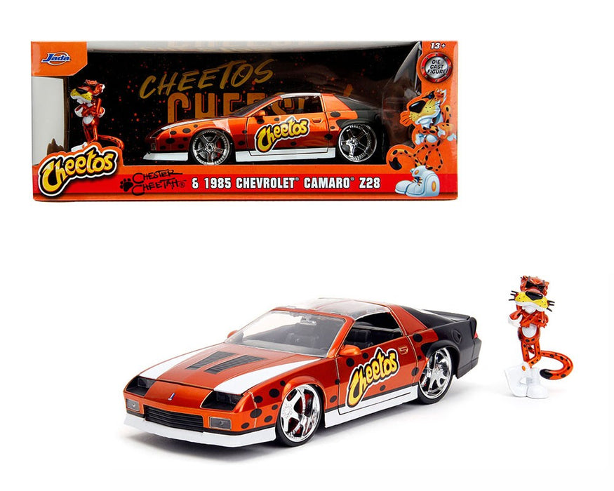 1985 Chevrolet Camaro Z28 - Cheetos With Chester Cheetah - Hollywood Rides - Jada - 1/24 - 34384 -  Passion Diecast