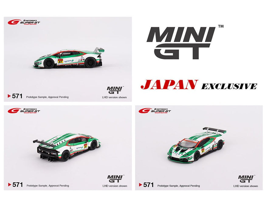 Japan Exclusive Super GT 2022 Lamborghini Huracán GT3 EVO No.87 JLOC - Mini GT - 1:64 - MGT00571 Passion Diecast