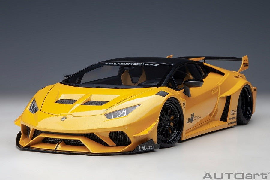 Liberty Walk LB Silhouette Lamborghini Huracan GT (Metallic Yellow) - Autoart - 79127 Passion Diecast