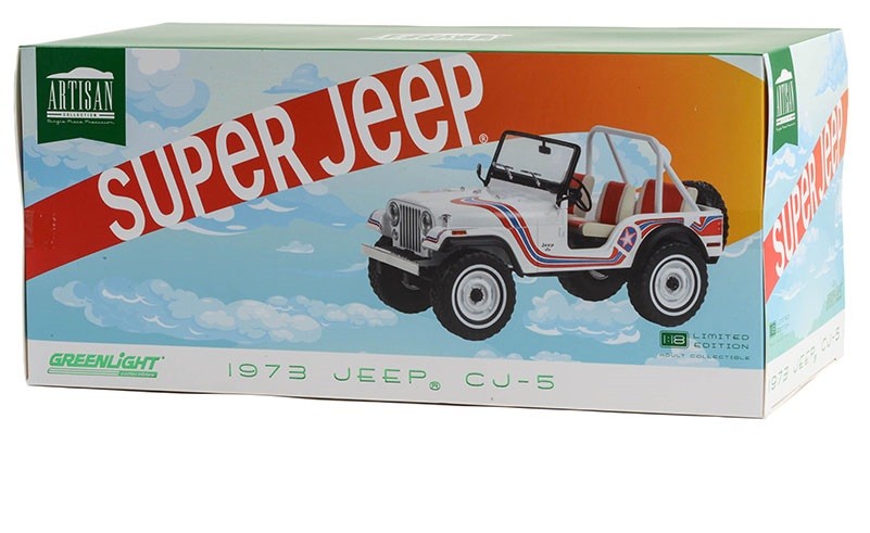 1973 Jeep CJ-5 Super Jeep - Greenlight 1/18 - 19129 Passion Diecast