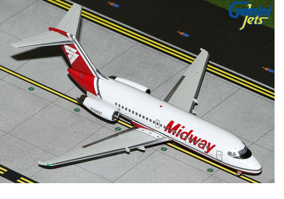 Midway Airlines McDonnell-Douglas DC-9-15 /N1065T  / Gemini 1:200 - G2MID1190