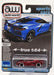 CHASE CAR 2020 Chevrolet Corvette in Rapid Blue with Black Stripes - Auto World - 1/64 - AWSP124 BGR Passion Diecast
