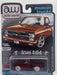 CHASE CAR 1983 Chevrolet Silverado Stepside - Lowered - in Tangerine Poly - Auto World - 1/64 - AWSP126 BGR Passion Diecast