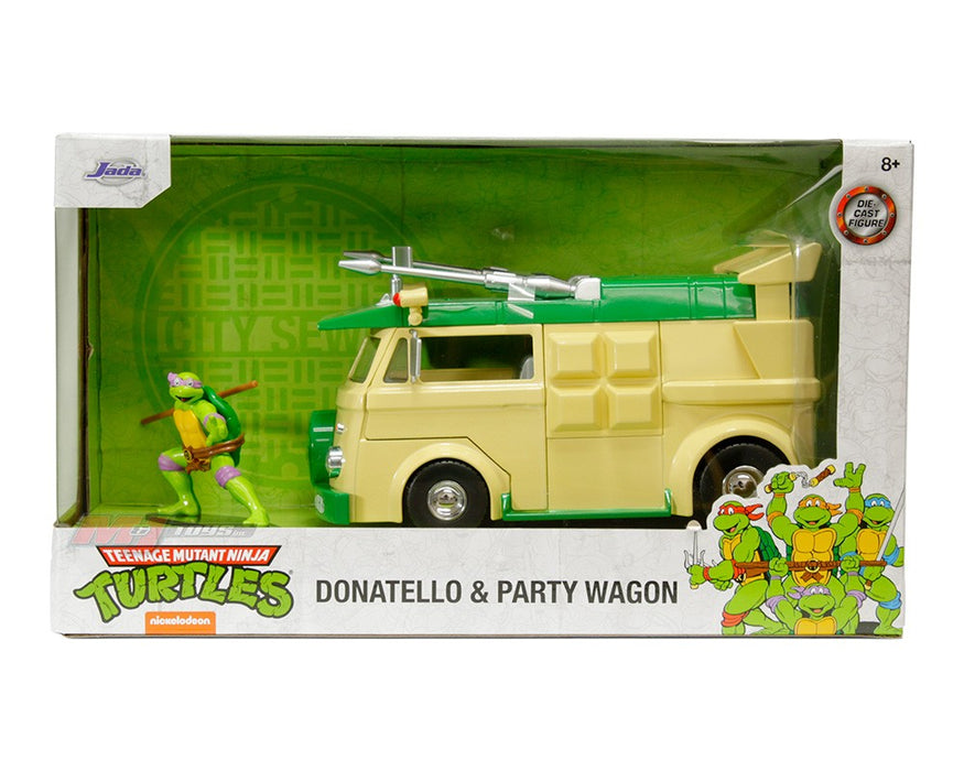 (Preorder) Teenage Mutant Ninja Turtles Donatello & Party Wagon - Hollywood Rides - Jada - 1/24 - 34529 -  Passion Diecast