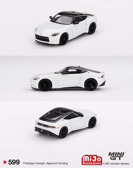 (Preorder) Nissan Fairlady Z Version ST 2023 Everest White - Mini GT - 1:64 - MGT00598 Passion Diecast
