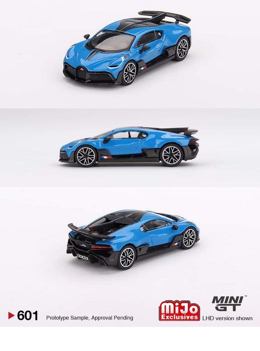 Bugatti Divo Blu Bugatti - Mini GT - 1:64 - MGT00601 Passion Diecast