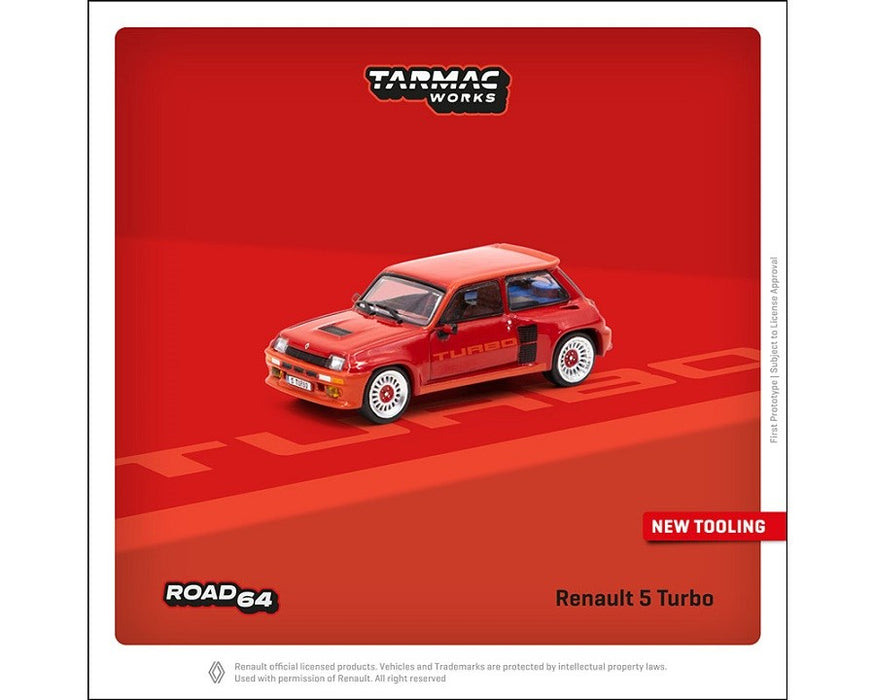 Renault 5 Turbo Red - Tarmac Works - 1/64 - T64R-TL060-RED Passion Diecast