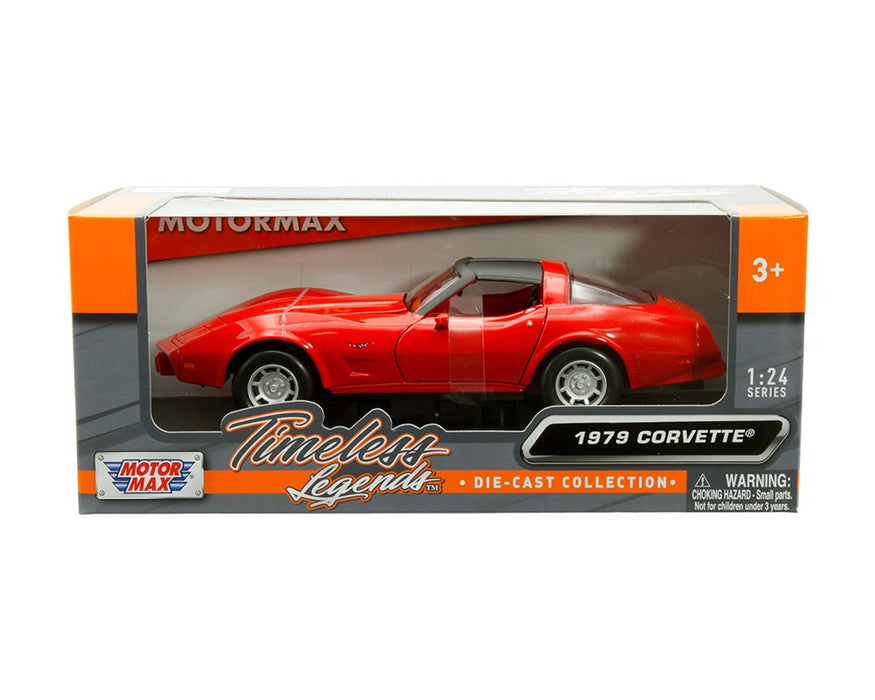 1979 Chevrolet Corvette Red - Timeless Legends - Motormax - 1/24 - 73244 RD