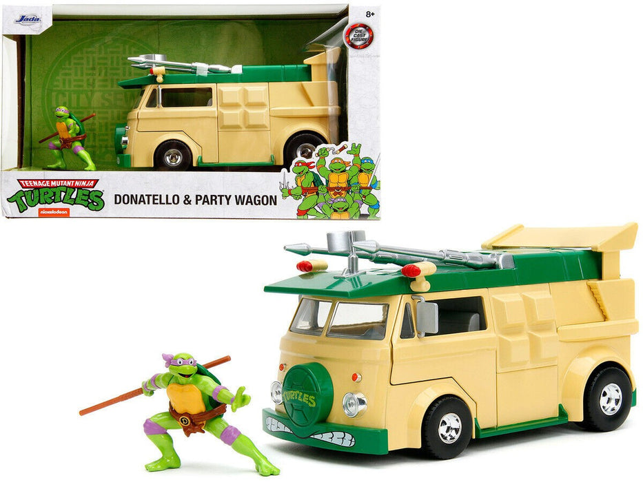 (Preorder) Teenage Mutant Ninja Turtles Donatello & Party Wagon - Hollywood Rides - Jada - 1/24 - 34529 -  Passion Diecast