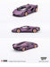 Lamborghini Sián FKP 37 Matte Viola SE30 - HK Exclusive (LHD) - Mini GT - 1:64 - MGT00588 Passion Diecast