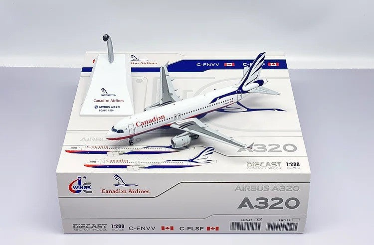Canadian Airlines A320 C-FNVV  - JC Wings - 1/200 - LH2CDN422