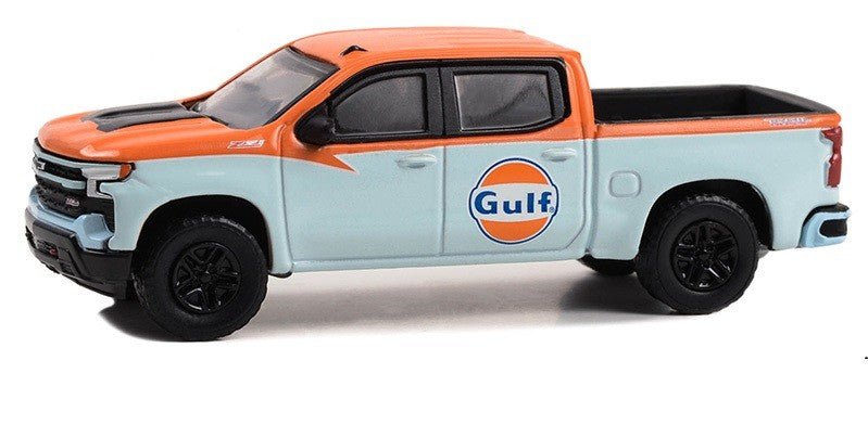 2023 Chevrolet Silverado 1500 Z71 LT Trail Boss - Gulf Oil Special Edition Series 2 - 1/64 Greenlight - 41145 F