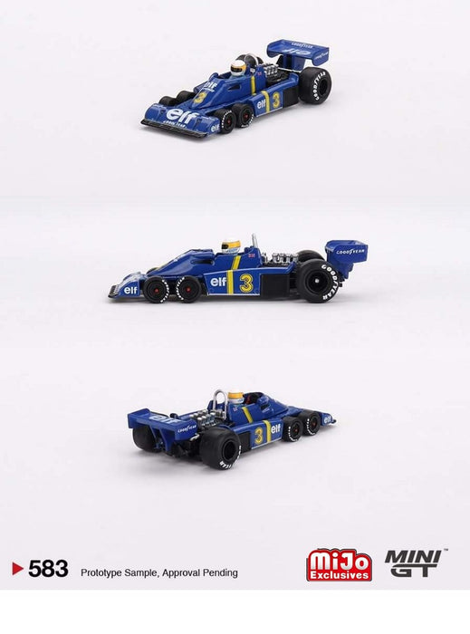 Tyrrell P34 No.3 Jody Scheckter 1976 Swedish GP Winner - Mini GT - 1:64 - MGT00583 Passion Diecast