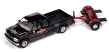 2002 Chevrolet Silverado Extended Cab Pickup Truck with Tow - Truck&Trailers - Johnny Lightning  1:64 - JLSP350 A