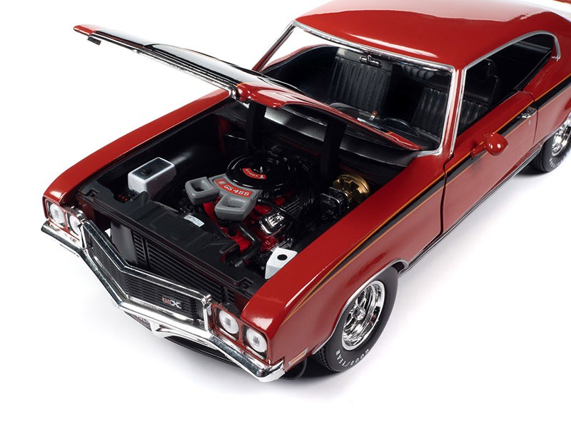 1972 Buick GSX in Fire Red - Class of 1972 - MCACN - Auto World / American Muscle 1/18 -  AMM1301 - Passion Diecast 