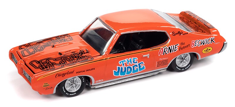 1969 Pontiac GTO in Orange - Racing Champions - 1/64 - RC016 B Passion DIecast
