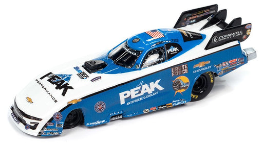 2021 John "Brute" Force Peak Antifreeze Chevrolet Funny Car in Blue and White - Racing Champions - 1/64 - RC016 C