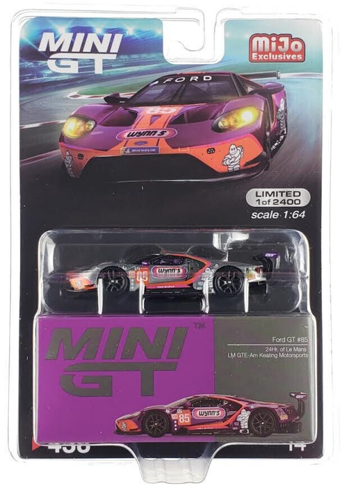 CHASE CAR Ford GT No.85 2019 24Hr. of Le Mans LM GTE-Am Keating Motorsports - Mini GT - 1:64 - MGT00438GR