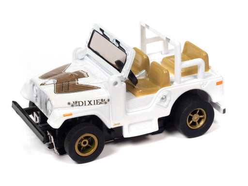  Jeep CJ-5  Golden Eagle White  Automotive Icons  -X-TRACTION R2 - Hobby Exclusive / 1/64  Auto World - SC401C