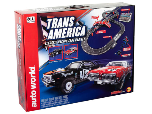 10' Trans America Race Set - Thundesjet  Slot Car /1/64   Auto World  - SRS326