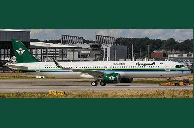 Saudia Airbus  A321neo HZ-ASAC  "Retro" / JC Wings  1:400 - JC4SVA0188
