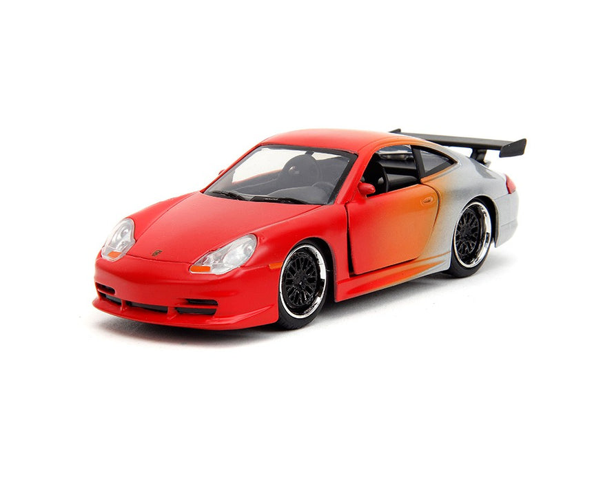 Porsche 911 GT3 RS - Primer Red/Orange/Silver - Pink Slips - Jada 1/32 - 34663 -  Passion Diecast
