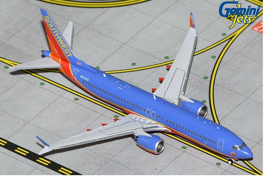 Sw Pay Chart Southwest Boeing 737 MAX8 Canyon Blue Retro Livery / N872CB / Gemini 1: ...