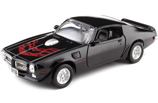 1973 Pontiac  Firebird  Trans  Am Black with red Eagle    - Motormax 1/24 -73243 BK