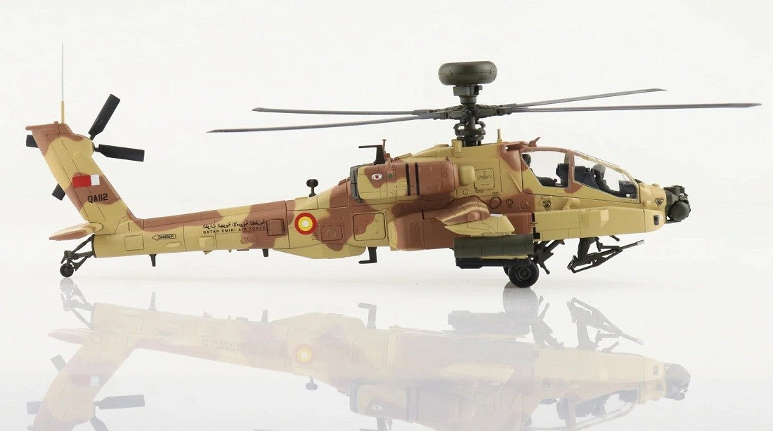Hughes AH-64E Apache Guardian / QEAF 41st Sqn, no.19-0002, Doha International AB, Qatar, 2022 / Hobby Master 1:72 HH1217