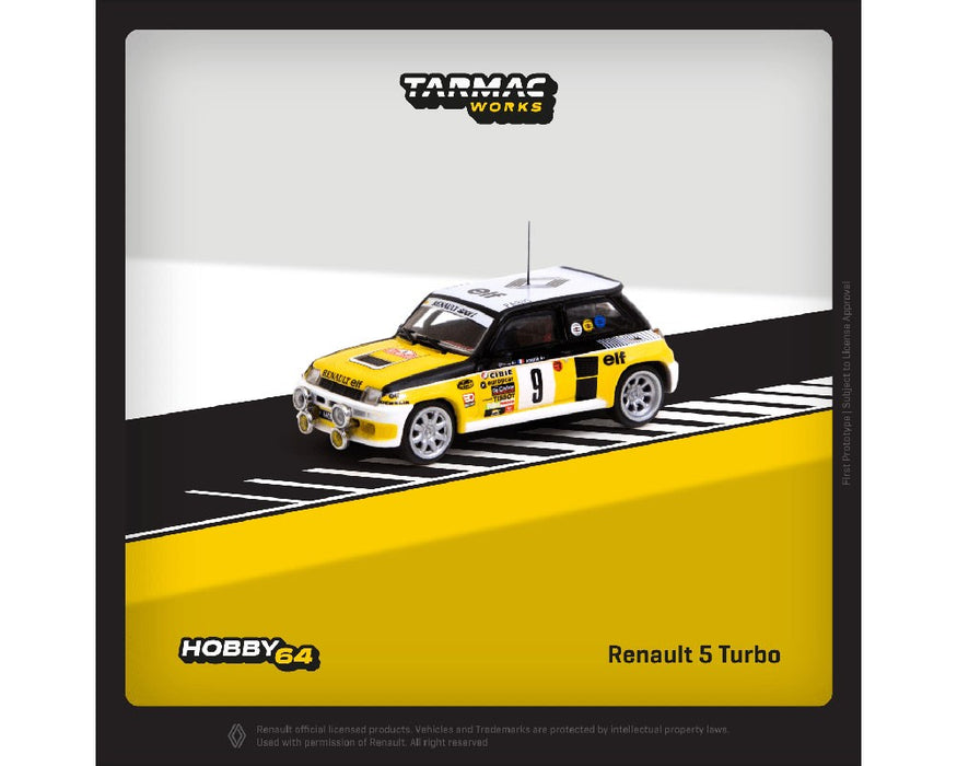 Renault 5 Turbo Monte Carlo Rally 1981 Winner - Tarmac Works - 1/64 - T64-TL060-81MCR09