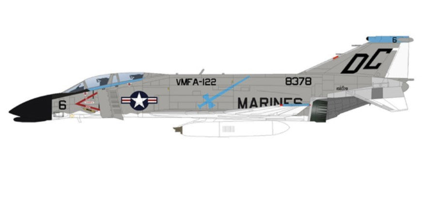 McDonnell Douglas F-4B Phantom II / USN VMFA-122 Crusaders, Da Nang AB Vietnam, 1968 / Hobby Master 1:72 HA19049