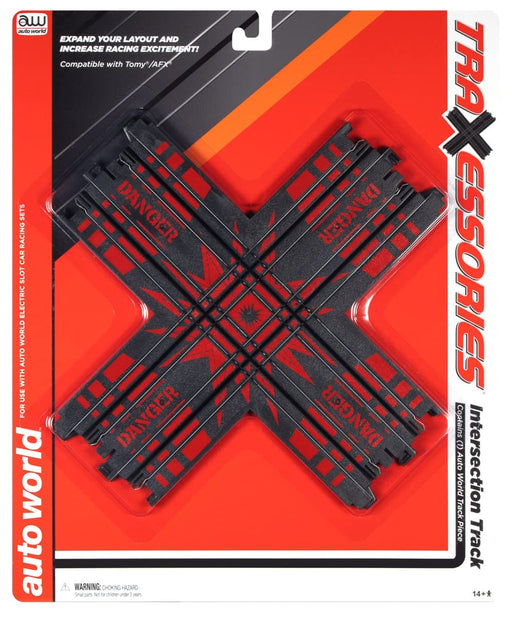 Slot Car  TRAXESSORIES INTERSECTION TRACK -  | 00174  - AUTO WORLD