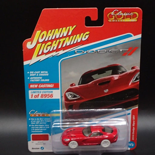 CHASE CAR 2014 Dodge Viper in Adrenaline Red - Johnny Lightning 1/64 - JLSP282 AGR Passion Diecast