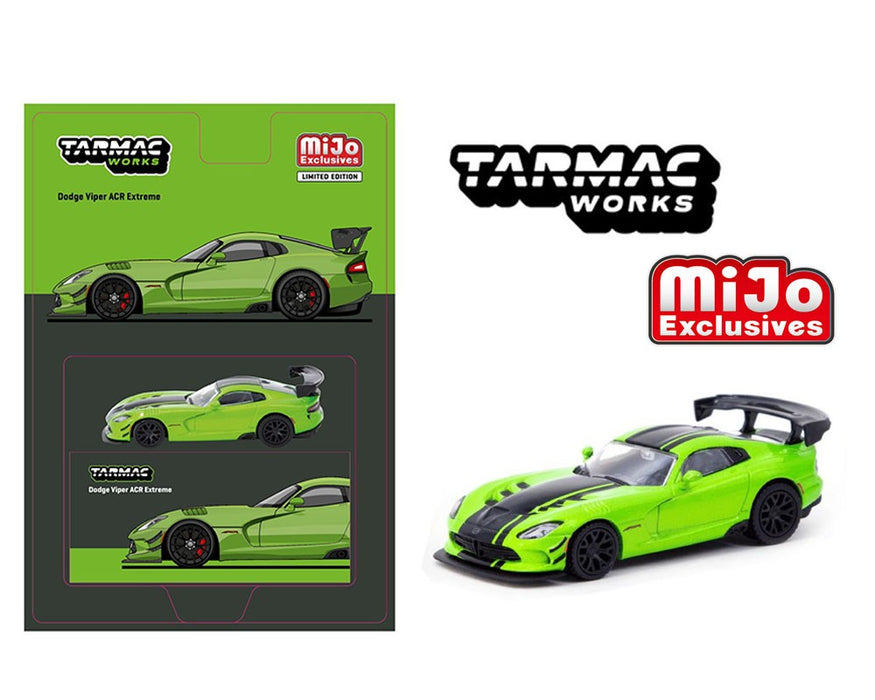 Dodge Viper ACR Extreme - Green Metallic - Tarmac Works - 1/64 - T64G-TL028-GR Passion Diecast