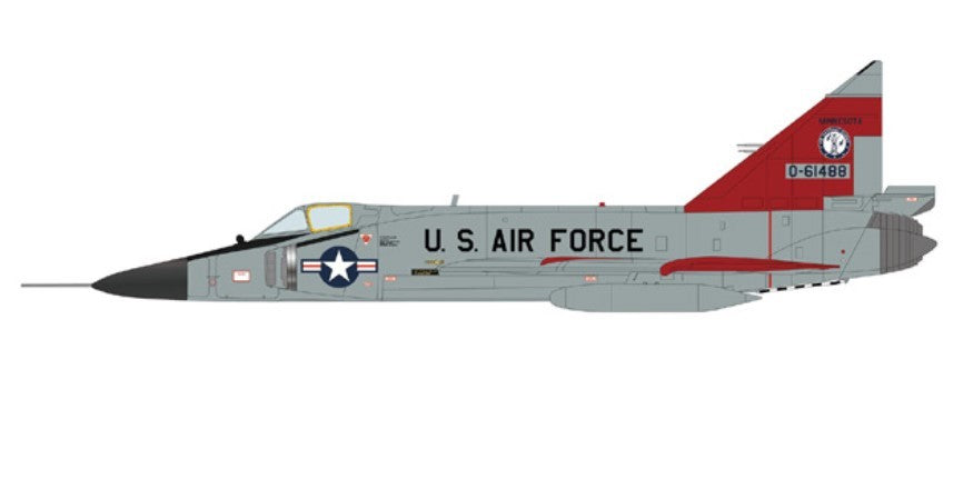 Convair F-102A Delta Dagger / USAF 148th FIG, 179th FIS MN ANG Bulldogs, Duluth MN, 1970 / Hobby Master 1:72 HA3116