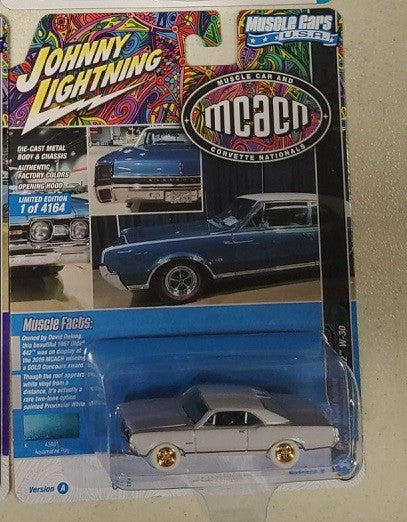 CHASE CAR 1967 Oldsmobile 442  in Aquamarine Poly- Johnny Lightning 1/64 - JLSP289 AGR Passion Diecast