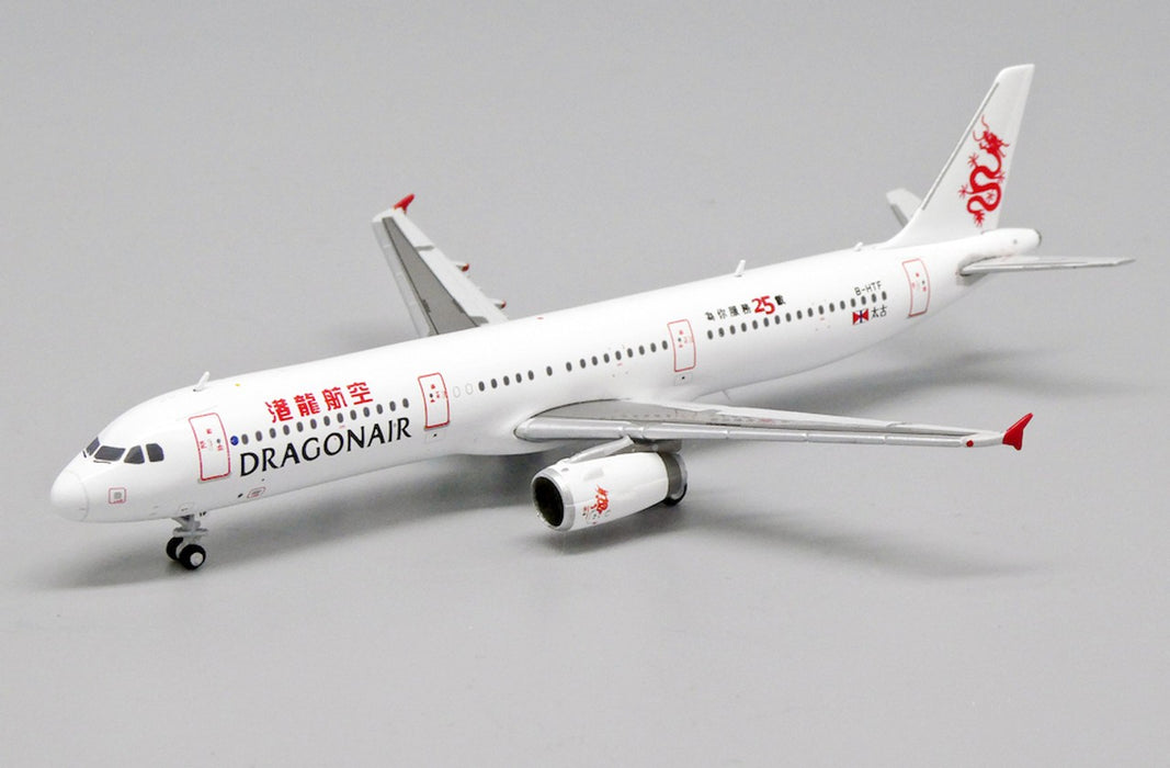 Dragonair Airbus  A321 / B-HTF /  "Serving you for 25 years" / JC Wings  1:400 - EW4321002