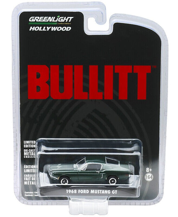 1968 Ford Mustang Bullitt - Greenlight 1/64 - 44721 - Passion Diecast 