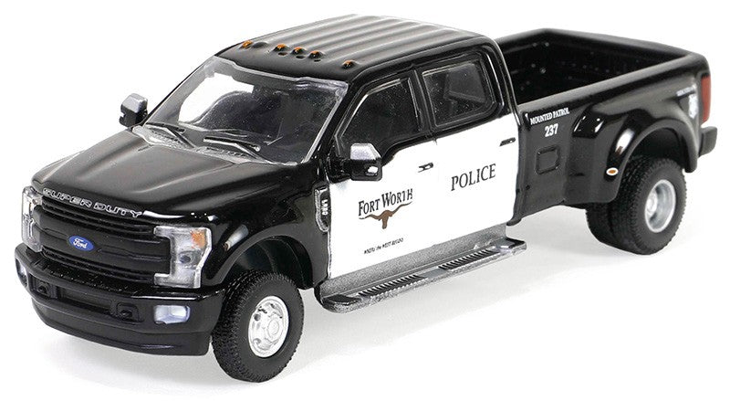 Fort Worth, Texas - 2019 Ford F-350 Dually - Dually Drivers Series 14 - 1/64 Greenlight - 46140 D