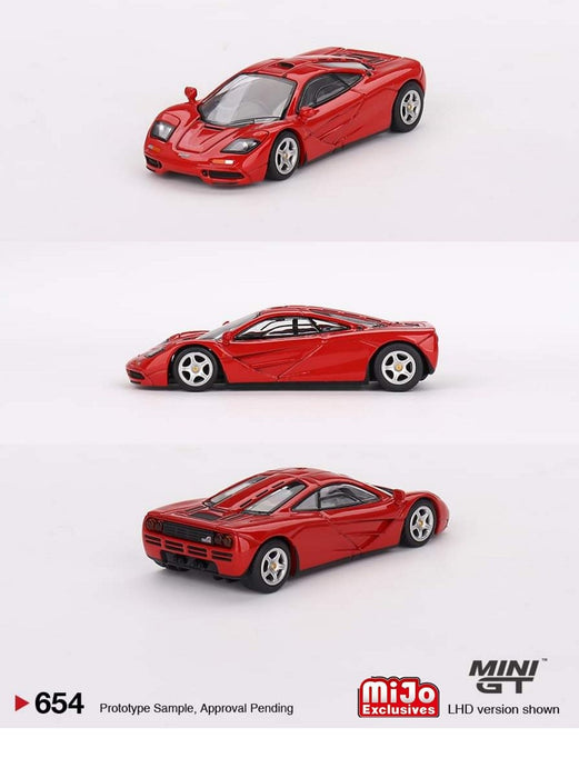 McLaren F1 Red - Mini GT - 1:64 - MGT00654 Passion Diecast