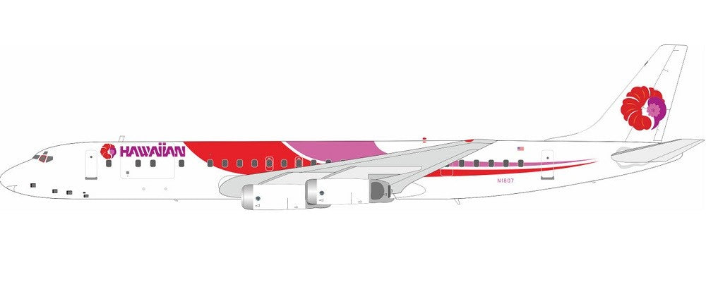 Hawaiian Airlines - Douglas DC-8-62H  / N1807 /  Inflight 200 - 1/200  IF862HS0823