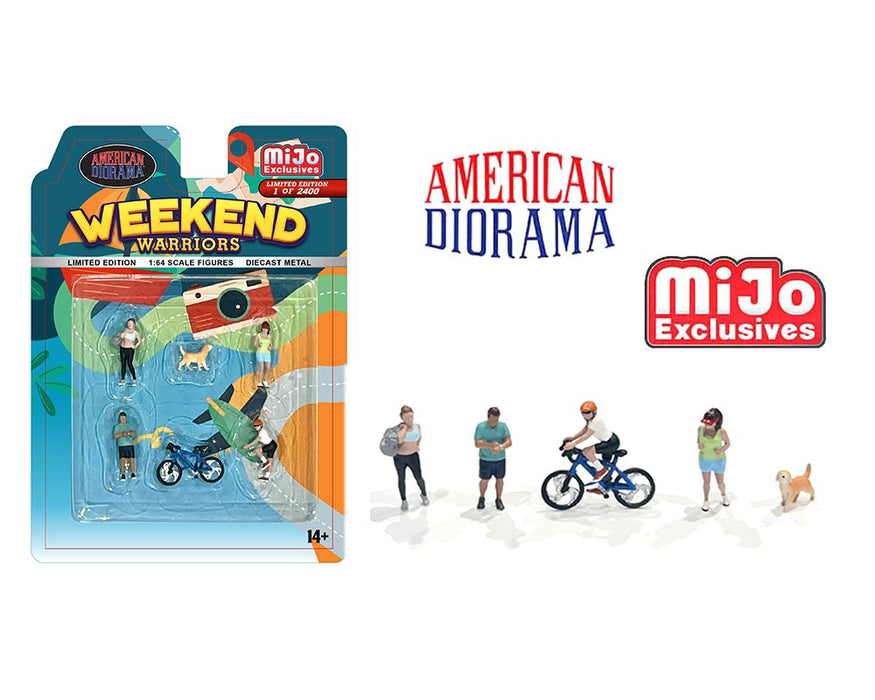 Figures Weekend Warriors - American Diorama - 1/64 - AD-2402MJ Passion Diecast