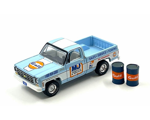 1978 Chevrolet C10 Gulf Oil 2023 New York Toy Fair Limited 4,800 - Mijo Exclusives - Auto World - 1/64 - CP8055