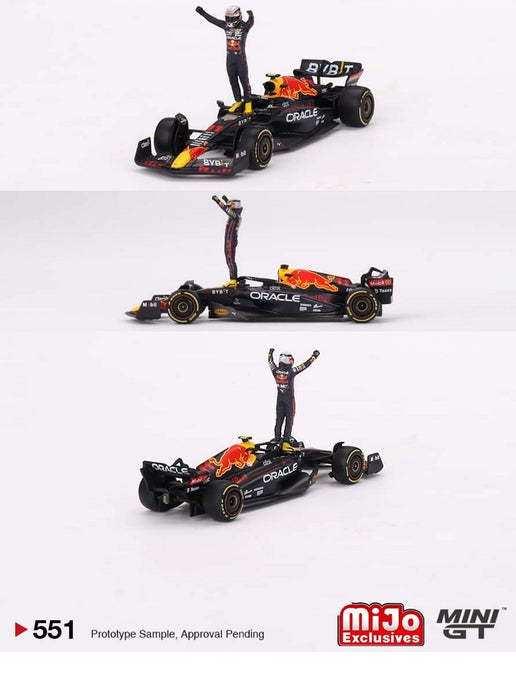Oracle Red Bull Racing RB18 No.11 Sergio Pérez 2022 Monaco Grix Winner - Mini GT - 1:64 - MGT00551 Passion Diecast