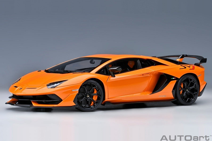 Lamborghini Aventador SVJ (Arancio Atlas) - Autoart - 79218 Passion Diecast